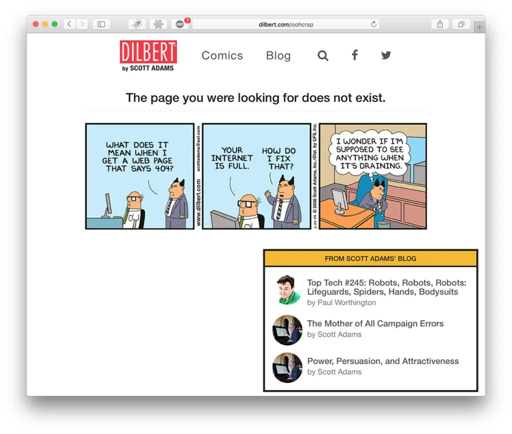 404 hos Dilbert.com