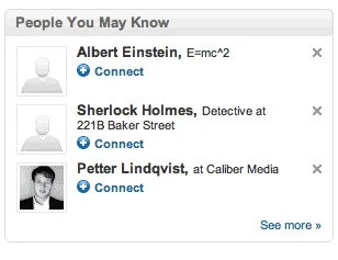 LinkedIn är något skumt