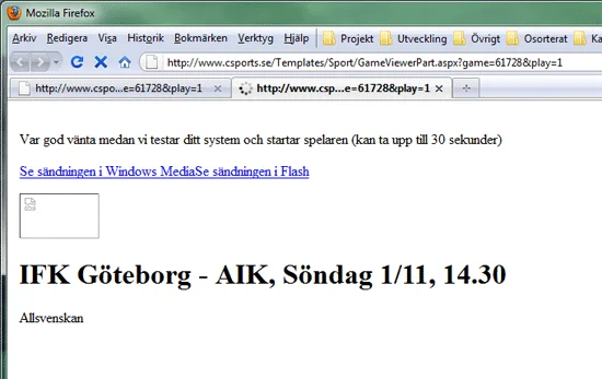 Canal+ är trasigt