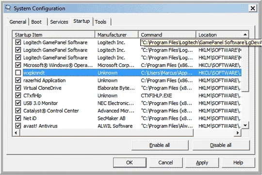 msconfig är bra att ha ibland
