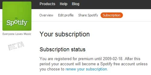 Nu har jag avslutat mitt premium-konto hos Spotify